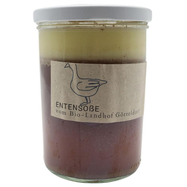 Produktfoto zu Entensauce 330g Glas, regional, vom Biolandhof Fetz