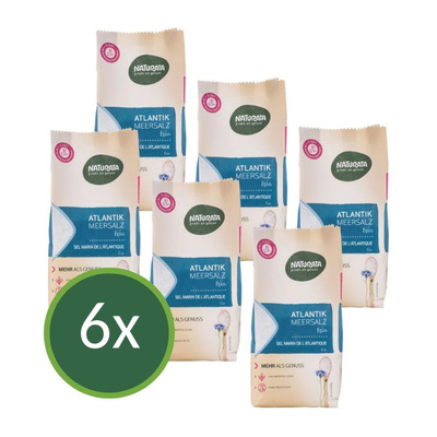 Produktfoto zu Salz, Meersalz, 6x500g