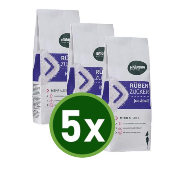 Produktfoto zu Rübenzucker 5 x 1kg