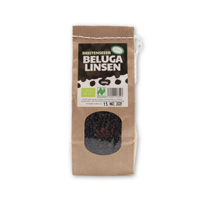 Produktfoto zu Beluga Linsen regional 250g