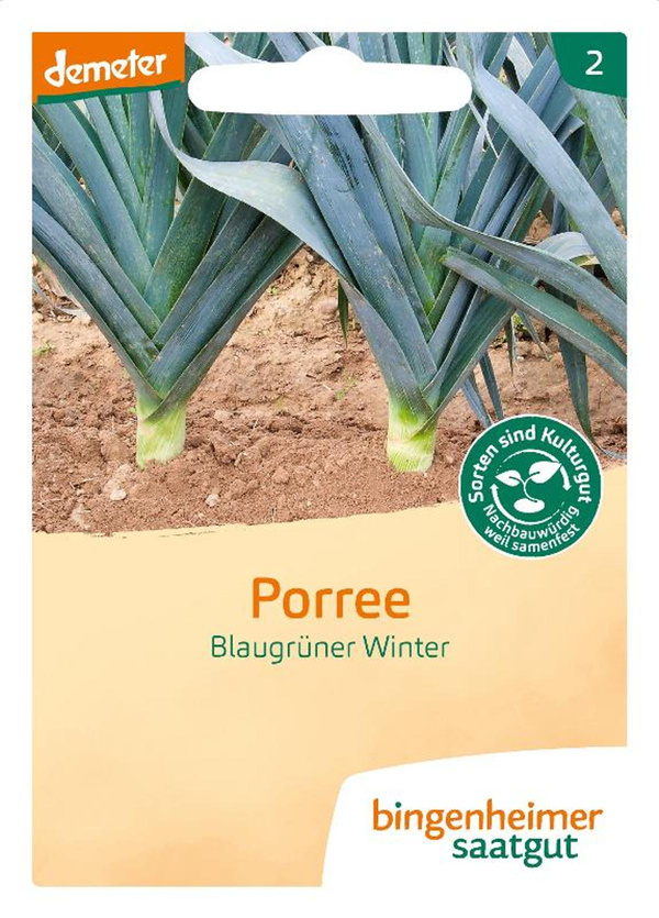 Produktfoto zu Saatgut Porree Lauch