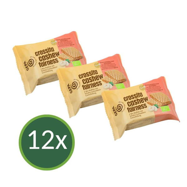 Produktfoto zu Crossita Haselnusswaffelriegel 12x40g