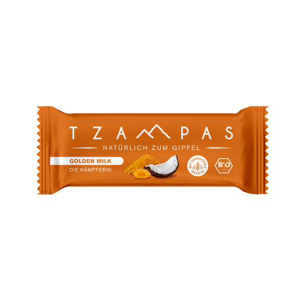 Produktfoto zu TZAMPAS Riegel Golden Milk 40g