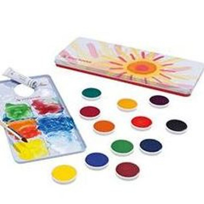 Produktfoto zu Deckfarbkasten 12 Farben