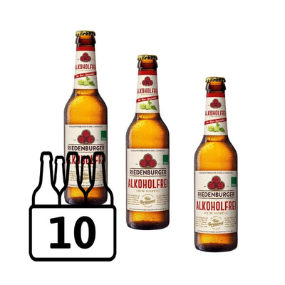 Produktfoto zu RIEDENBURGER ALKOHOLFREI  10x0,33l