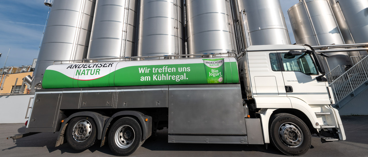 Andechser Molkereiwagen