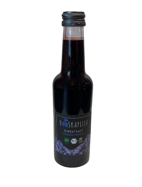 Produktfoto zu Haskap-Beere Direktsaft, 350ml