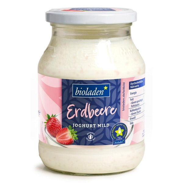 Produktfoto zu Joghurt Erdbeere 3,5% bioladen
