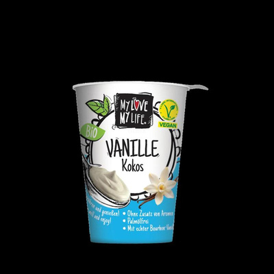 Produktfoto zu Kokosjoghurt Vanille MLML