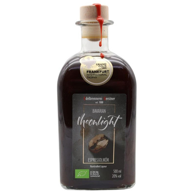 Produktfoto zu Bavarian Moonlight  Bio Espressolikör 0,5l