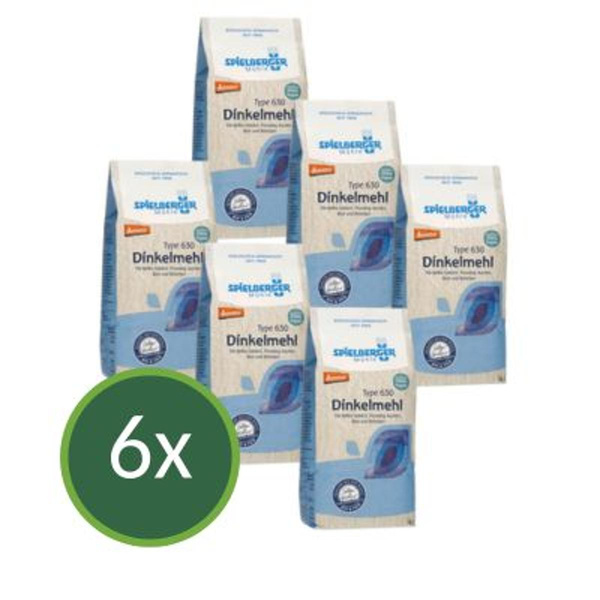 Produktfoto zu Dinkelmehl 630 6*1kg Spielberger