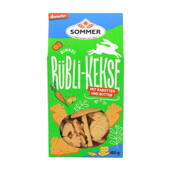 Produktfoto zu Rübli Kekse mit Karotten und Butter 150g