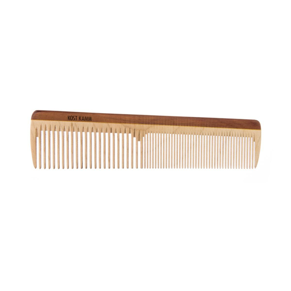 Produktfoto zu Frisierkamm Holz mittel+fein