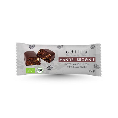 Produktfoto zu Mandel Brownie Riegel Odilia