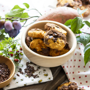 Süßkartoffel Kokos Cookies