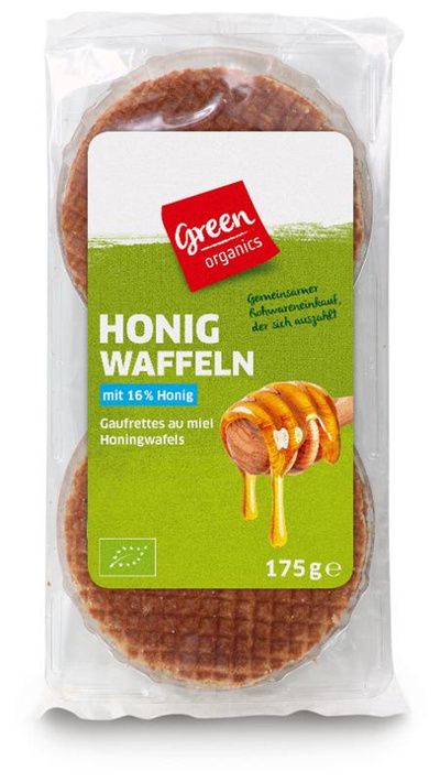 Produktfoto zu Honig Waffeln 175g