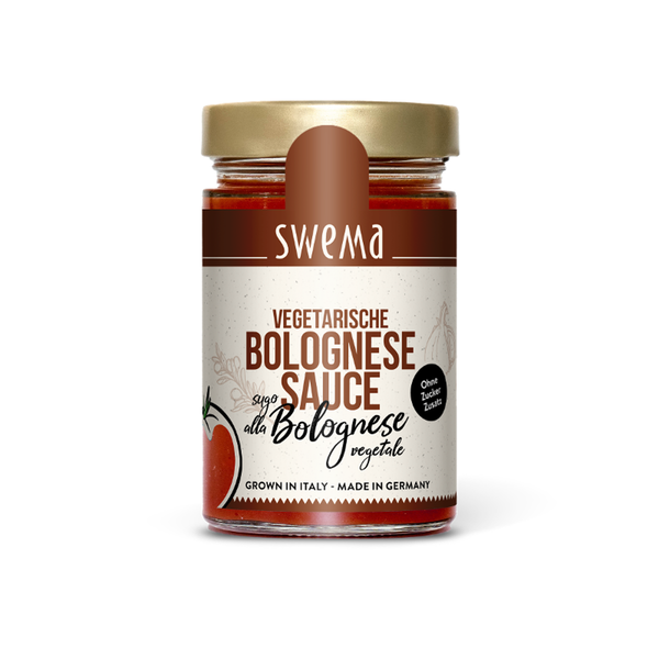 Produktfoto zu Vegetarische Bolognese Sauce Swema 300g