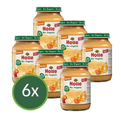 Produktfoto zu Glas Apfel-Banane-Aprikose 6x190g