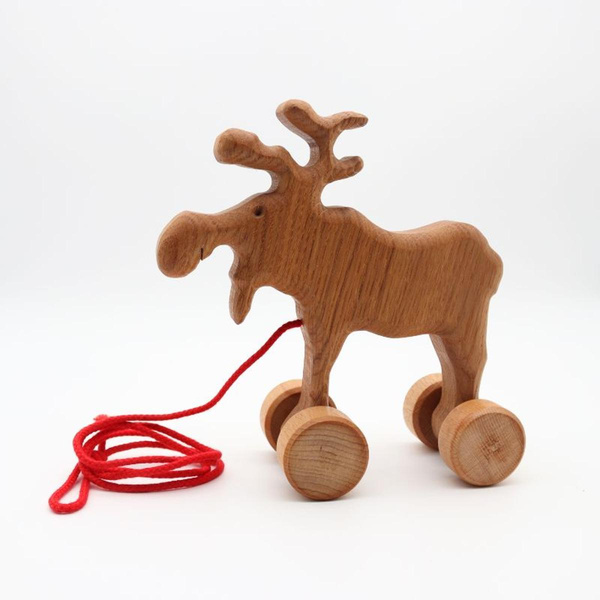 Produktfoto zu Elch mit Schnur ca, 18cm