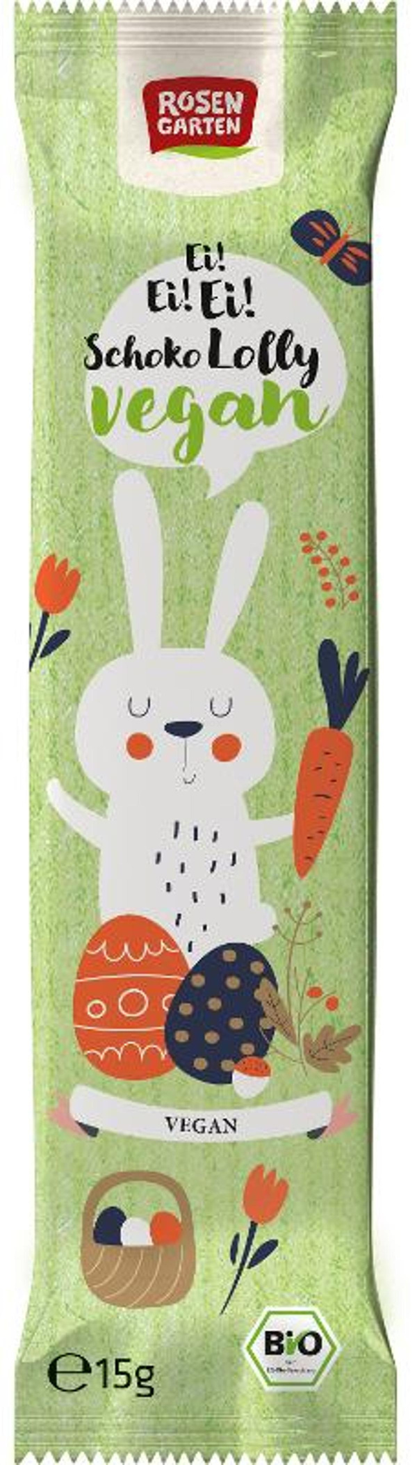 Produktfoto zu Schoko Lolly Hase vegan 15g