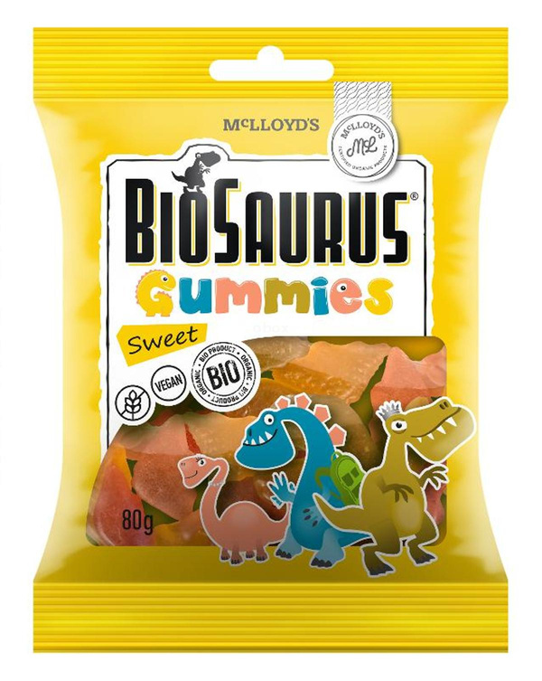Produktfoto zu Biosaurus Gummies süß 80g