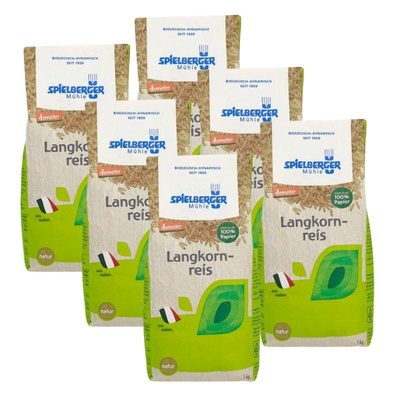 Produktfoto zu Reis Langkorn 6x1kg Natur