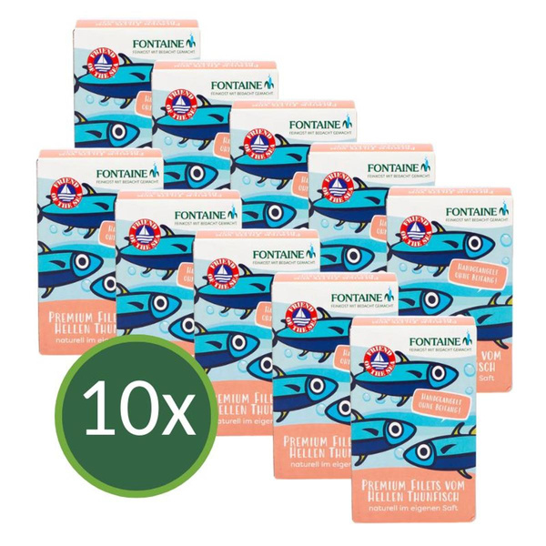 Produktfoto zu Thunfisch naturell 10x120g
