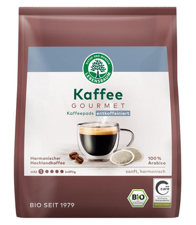 Produktfoto zu Gourmet Caffé Pads entkoffiniert Gebinde 5 x 18 Stück