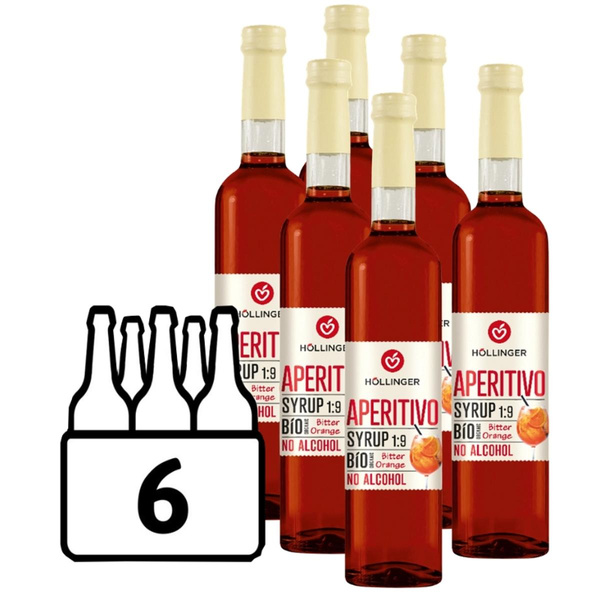 Produktfoto zu BIO APERITIVO BAR SIRUP 5x0,5l