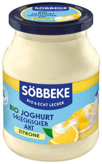 Produktfoto zu Joghurt griech. Art Zitrone 500g