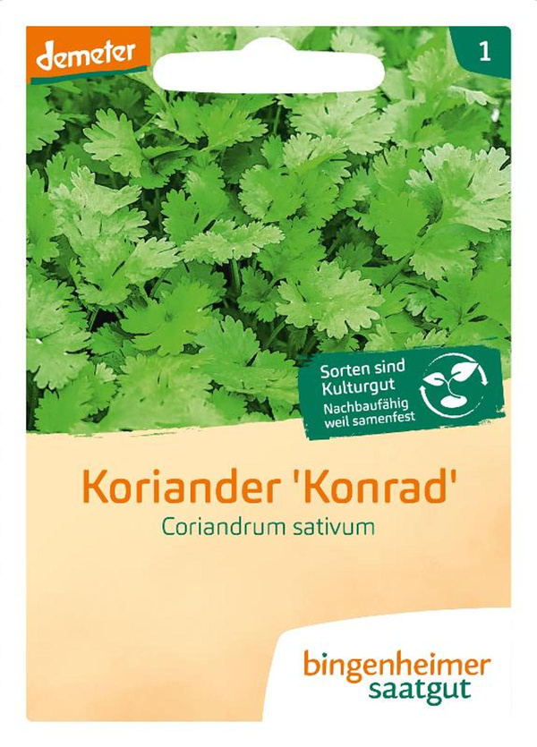 Produktfoto zu Saatgut Koriander