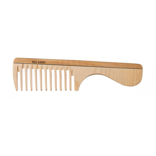 Produktfoto zu Griffkamm Holz breit