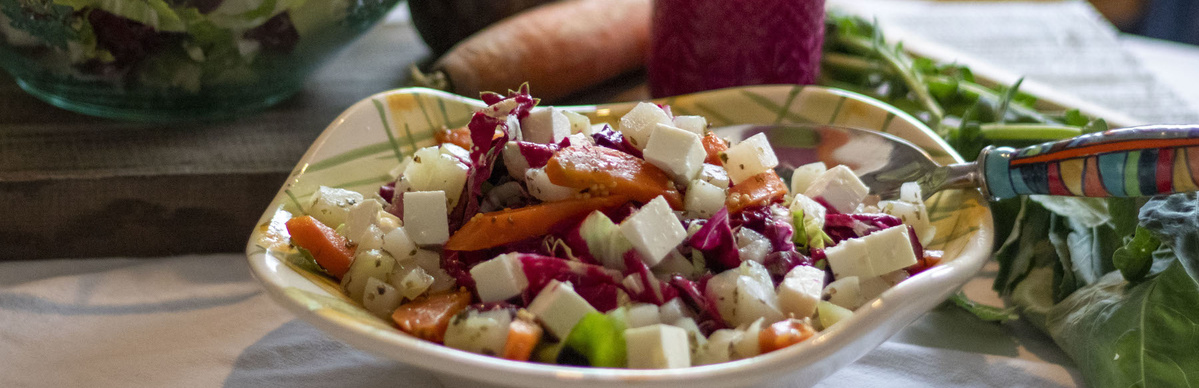 Wintersalat mit Gemüse