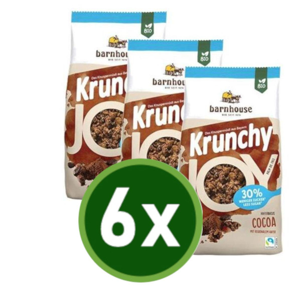 Produktfoto zu Krunchy Joy Cocoa 6x375g