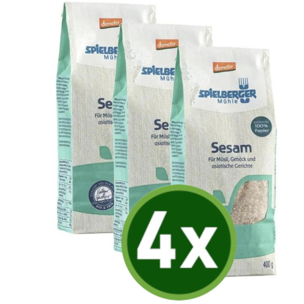 Produktfoto zu Sesam ungeschält 4x400g