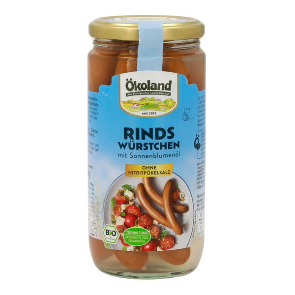 Produktfoto zu Rindswiener im Glas 180g