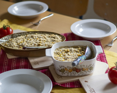 Kartoffel-Sellerie-Gratin mit Knusperkruste