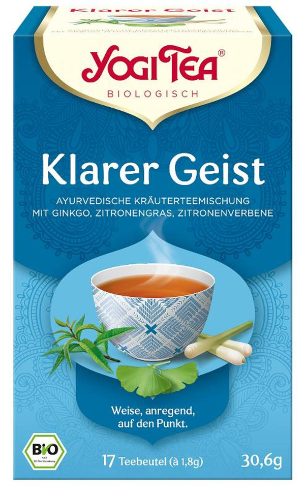Produktfoto zu Yogi Tea Klarer Geist 17 Btl