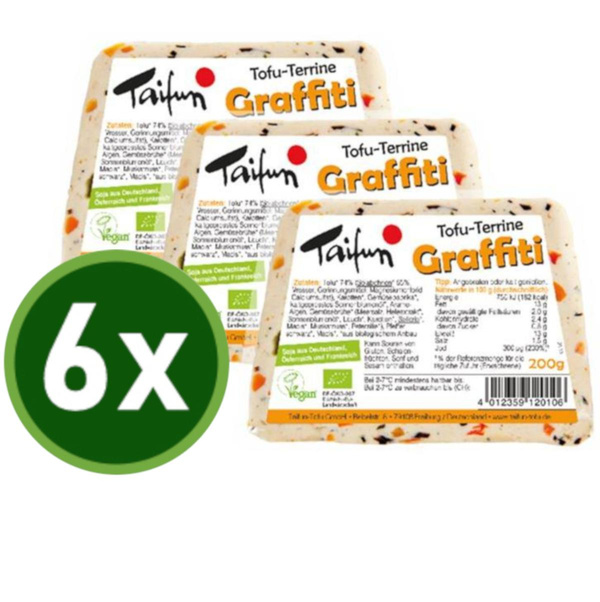Produktfoto zu Tofu Terrine Graffiti 6x200g