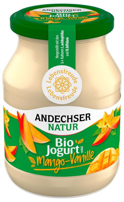 Produktfoto zu Joghurt Mango-Vanille 3,7%