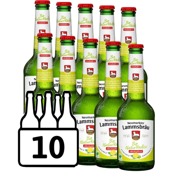 Produktfoto zu RADLER alk.-frei 10x0,33l