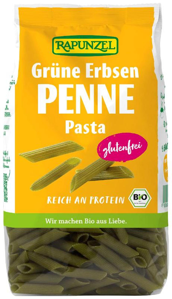 Produktfoto zu Grüne Erbsen Penne 300g