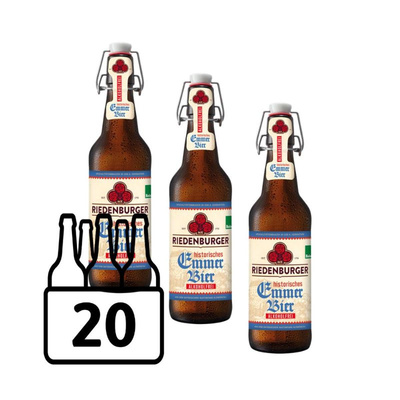 Produktfoto zu Riedenburger Emmerbier alkoholfrei 20er Kiste