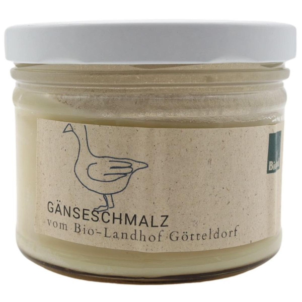 Produktfoto zu Gänseschmalz Glas 480g regional