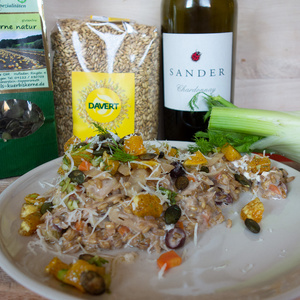 Haferrisotto mit Fenchel und Ziegenkäse