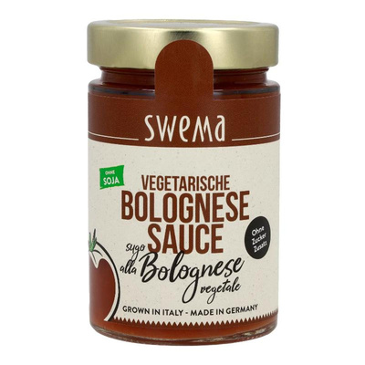 Produktfoto zu Vegetarische Bolognese Sauce Swema 300g