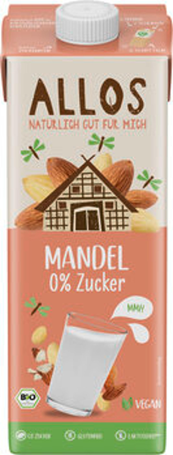 Produktfoto zu Mandeldrink Naturell Allos 1l